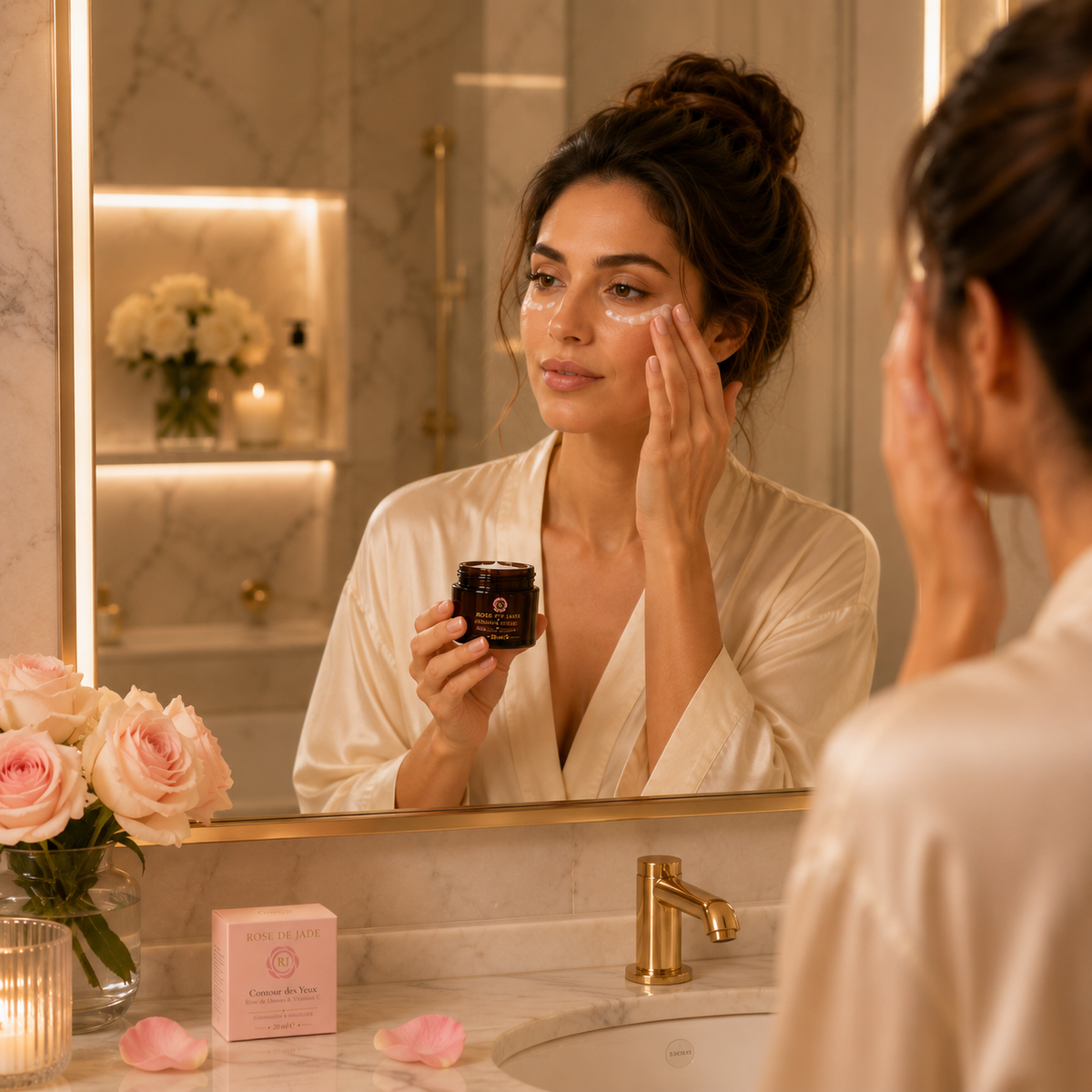 Contour des yeux Rose de Jade