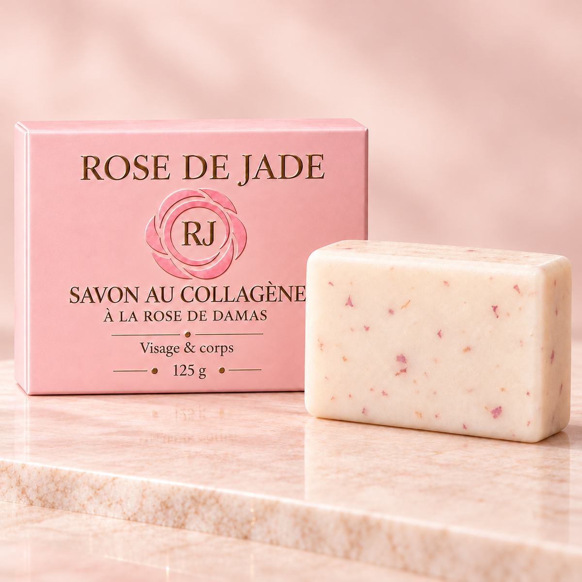Savon collagène à la rose de Damas